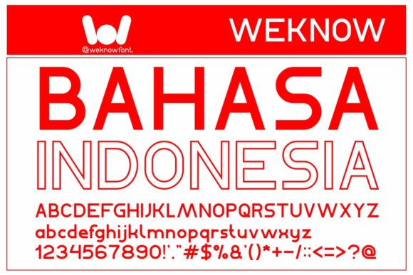 Bahasa Indonesia Font for a Bold Brand Makeover