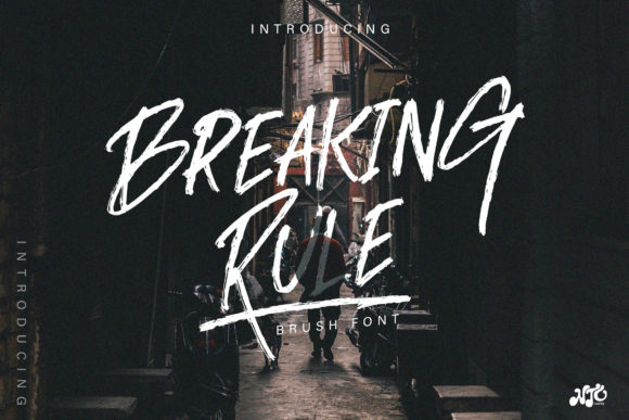Breaking Rule Font for Bold Web Design