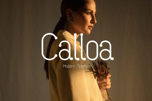 Calloa – Modern Display Font for Digital Creatives