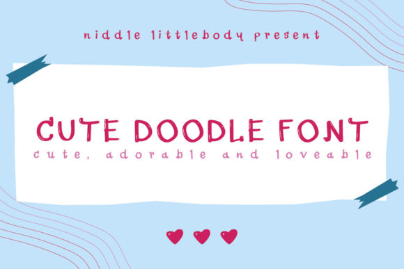 Cute Doodle: A Friendly Font for Business Branding