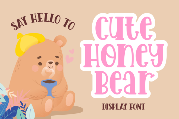 Cute Honey Bear Font for Branding and Design Projects