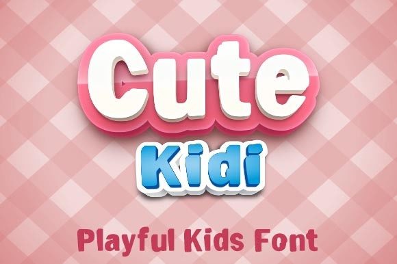 Cute Kidi Font for Business Branding and Creative Projects