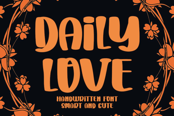 Daily Love: A Bold, Friendly Display Font for Creative Projects