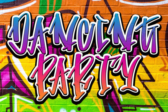 Dancing Party Font for Bold Branding and Eye-Catching Designs
