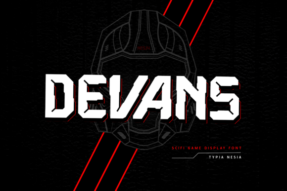 Devans: A Robotic Display Font for Creative Projects