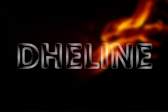 Dheline Display Font for Professional Branding