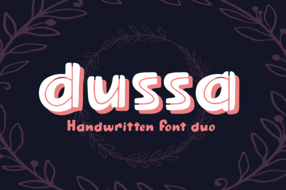 Dussa Display Font for Bold Branding and Creative Design
