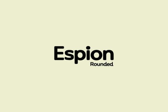 Espion: A Modern Display Font for Creative Makers