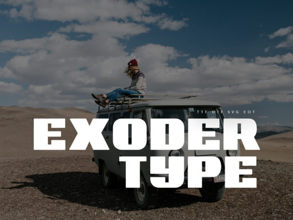 Exoder: A Modern Display Font for Stronger Branding