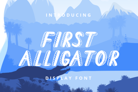 First Alligator Display Font for Bold Web Design