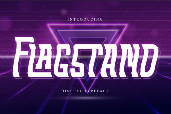 Flagstand: A Trendy Display Font for Small Business Branding