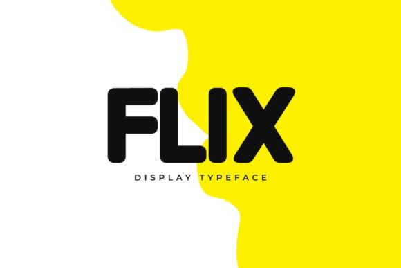 Flix – A Modern Display Font for Professional Branding