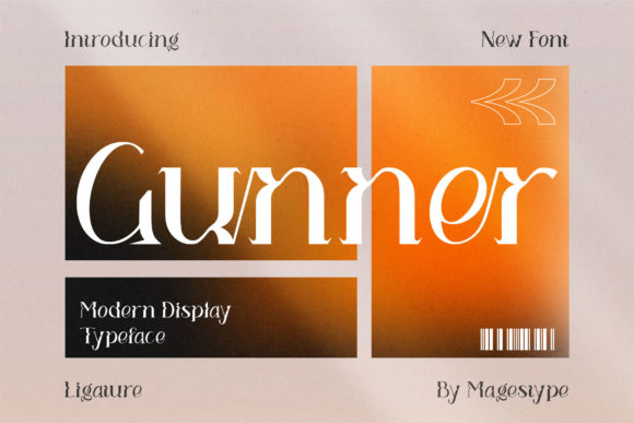 Gunner: A Whimsical Display Font for Digital Creativity