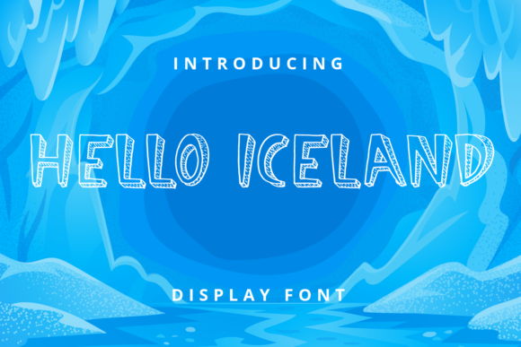 Hello Iceland: A Joyful Display Font for Creative Projects