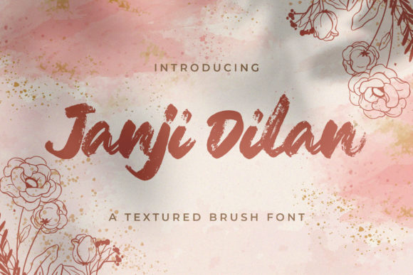 Janji Dilan Display Font for Creative Craft Projects