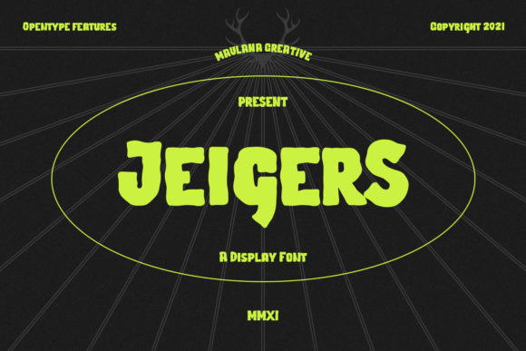 Jeigers: A Playful Display Font for Creative Projects