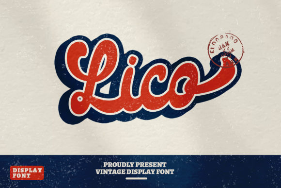 Lico: A Bold Display Font for Branding That Stands Out
