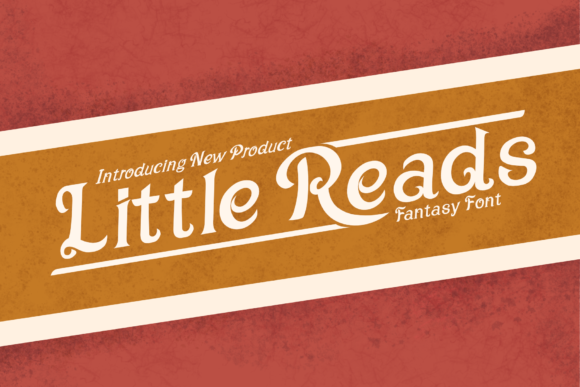 Little Reads: A Bold Vintage Display Font for Editorial Design