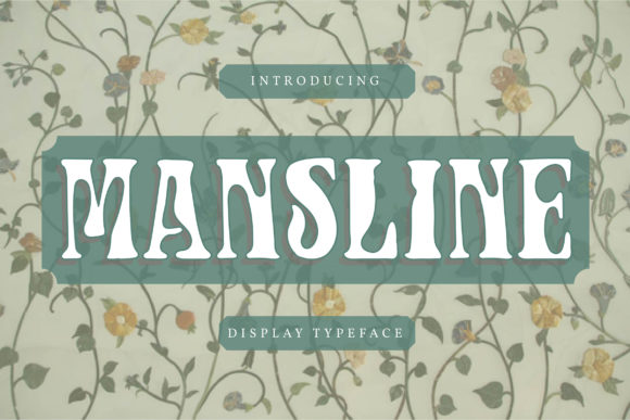 Mansline Font: A Vintage Display Style for Bold Designs