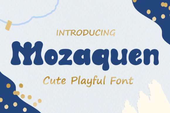 Mozaquen: A Playful Display Font for Creative Publishing