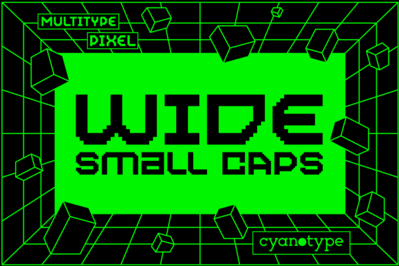 MultiType Pixel Wide for Trendy Branding and Creative Projects