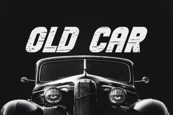 Old Car Font: A Bold Display Type for Impactful Designs