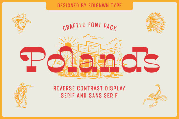 Polands Font: A Whimsical Display Font for Creative Projects