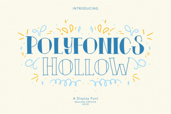 Polyfonics: A Whimsical Display Font for Bold Web Designs