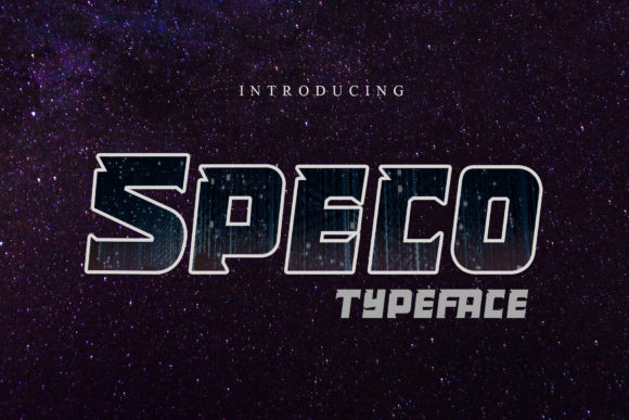 Speco: A Bold Display Font for Creative Makers
