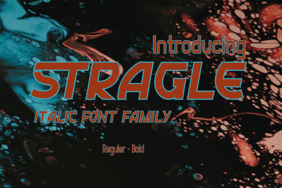 Stragle: A Bold Display Font for Dynamic Editorial Design