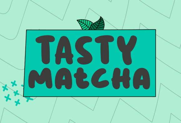 Tasty Matcha Font for Creative Craft Projects