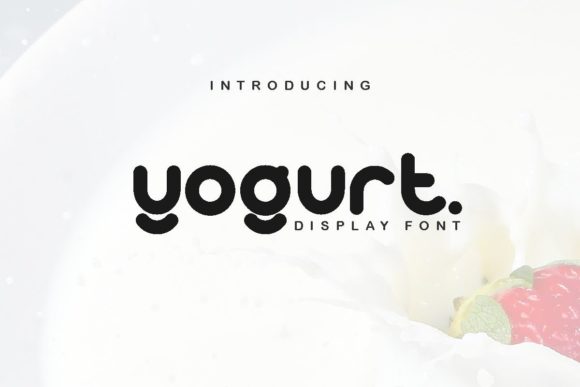 Yogurt Font: A Simple and Neat Display Typeface for Creative Makers